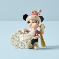 Lenox Everyday Flatware Personalized Minnie Mouse Snowflake Ornament