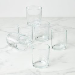 Lenox Everyday Flatware 24 Seven Clear Medium Tumblers, Set of 6