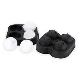 Alternative view of Lenox Everyday Flatware Black Round Silicone XL Ice Mold