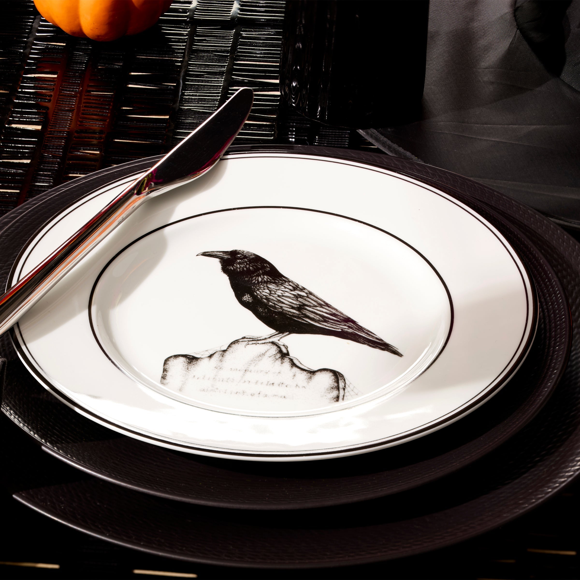 Lenox Everyday Flatware Vintage Halloween Dessert Plates, Set of 4 - Image 11
