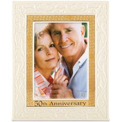 Lenox Everyday Flatware 50th Anniversary 5x7 Photo Frame