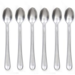 Lenox Everyday Flatware Malibu Satin Iced Teaspoon - Set of 6