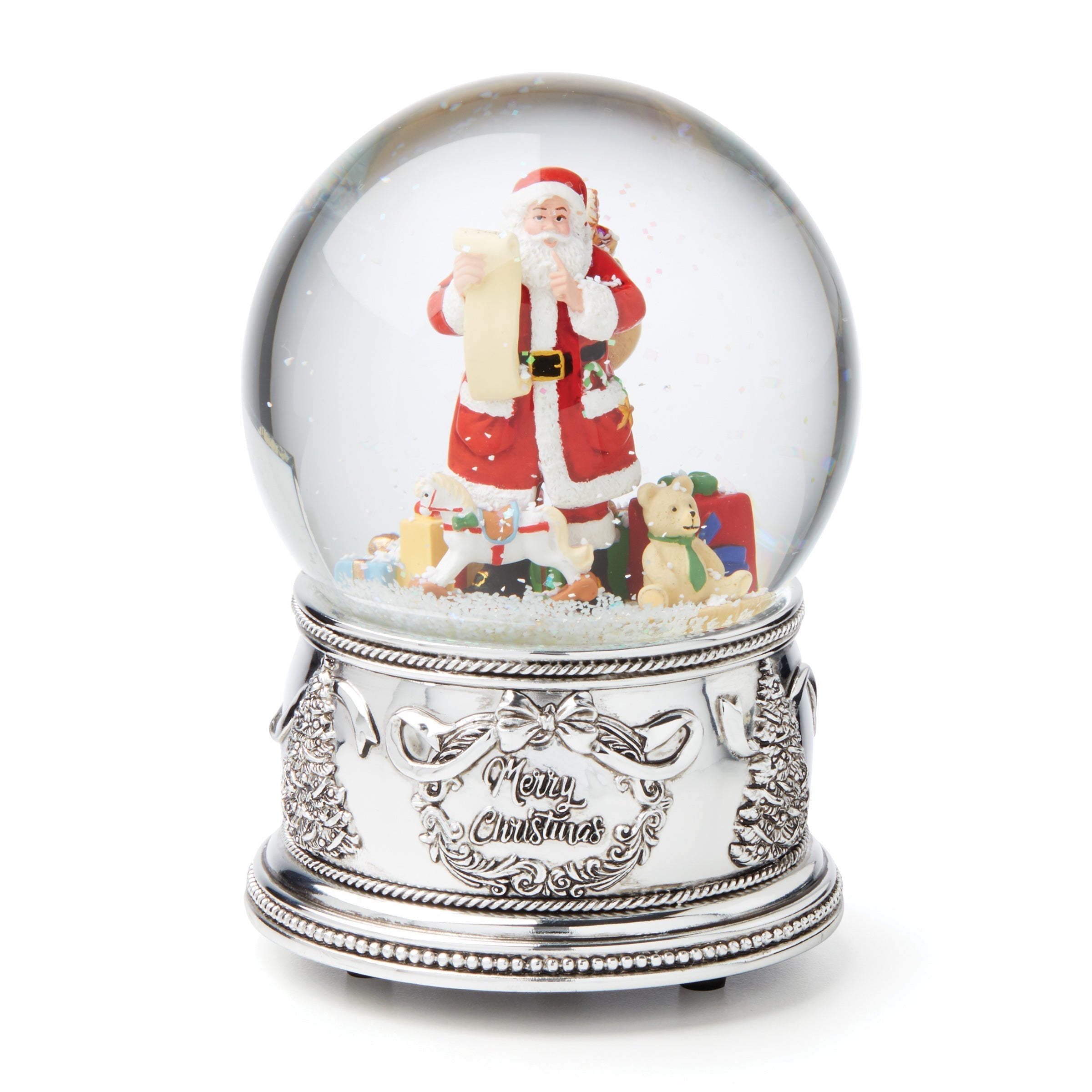 Lenox Everyday Flatware Winter Traditions Santa Snow Globe - Image 4