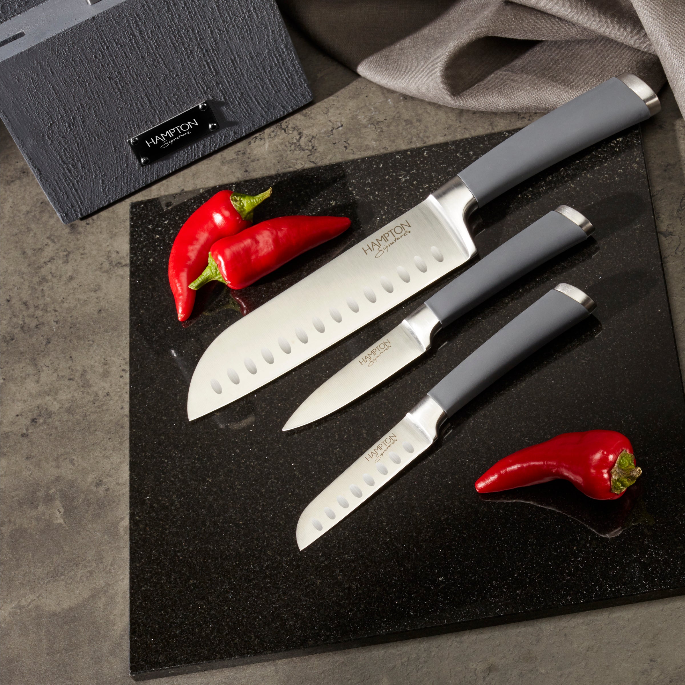 Lenox Everyday Flatware Beton 7-Piece Cutlery Block Set - Image 4