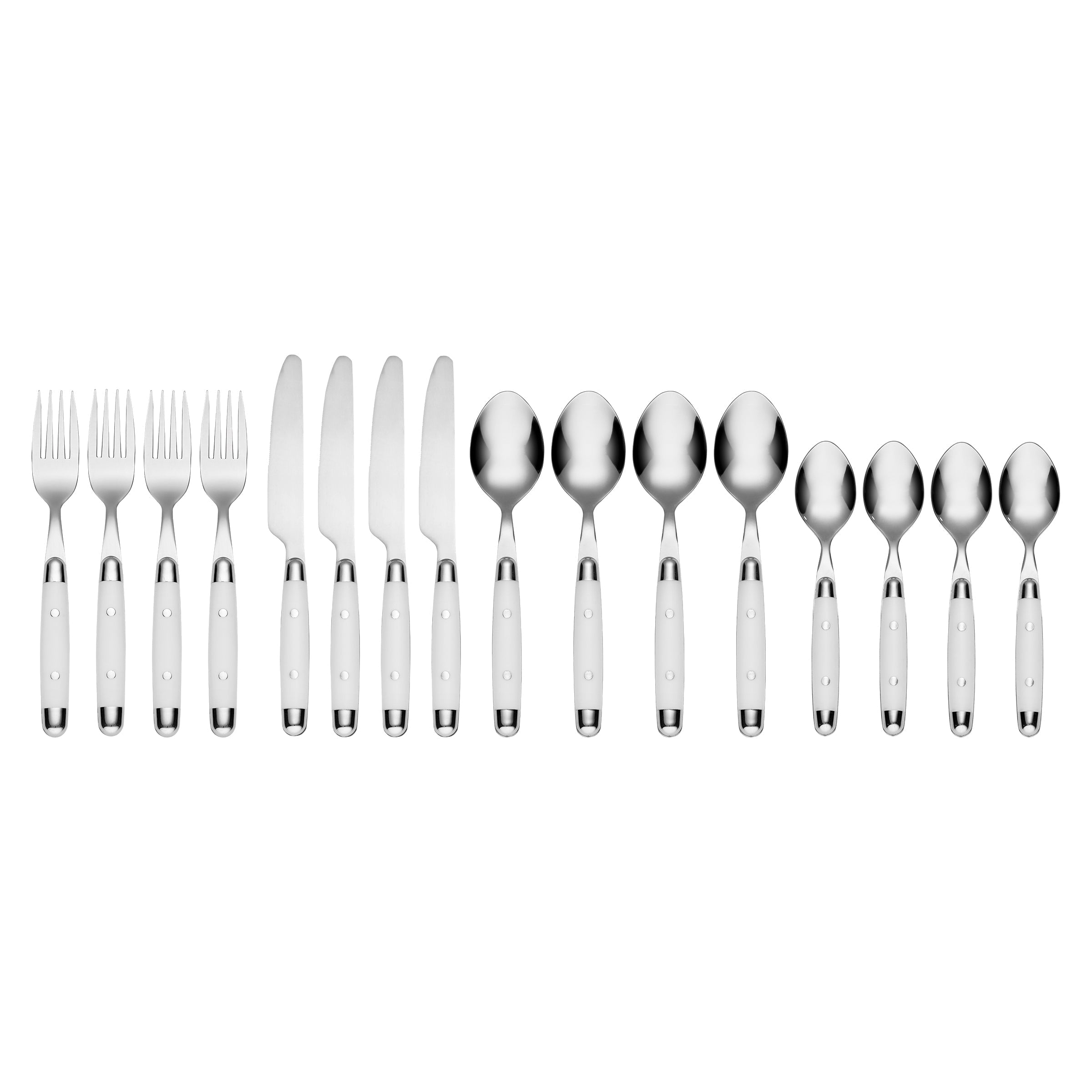 Lenox Everyday Flatware Jubilee White 16-Piece Flatware Set - Image 3