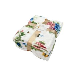 Alternative view of Lenox Everyday Flatware Butterfly Meadow Hydrangea Throw Blanket