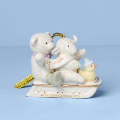 Lenox Everyday Flatware Personalized Baby's 1st Christmas Ornament