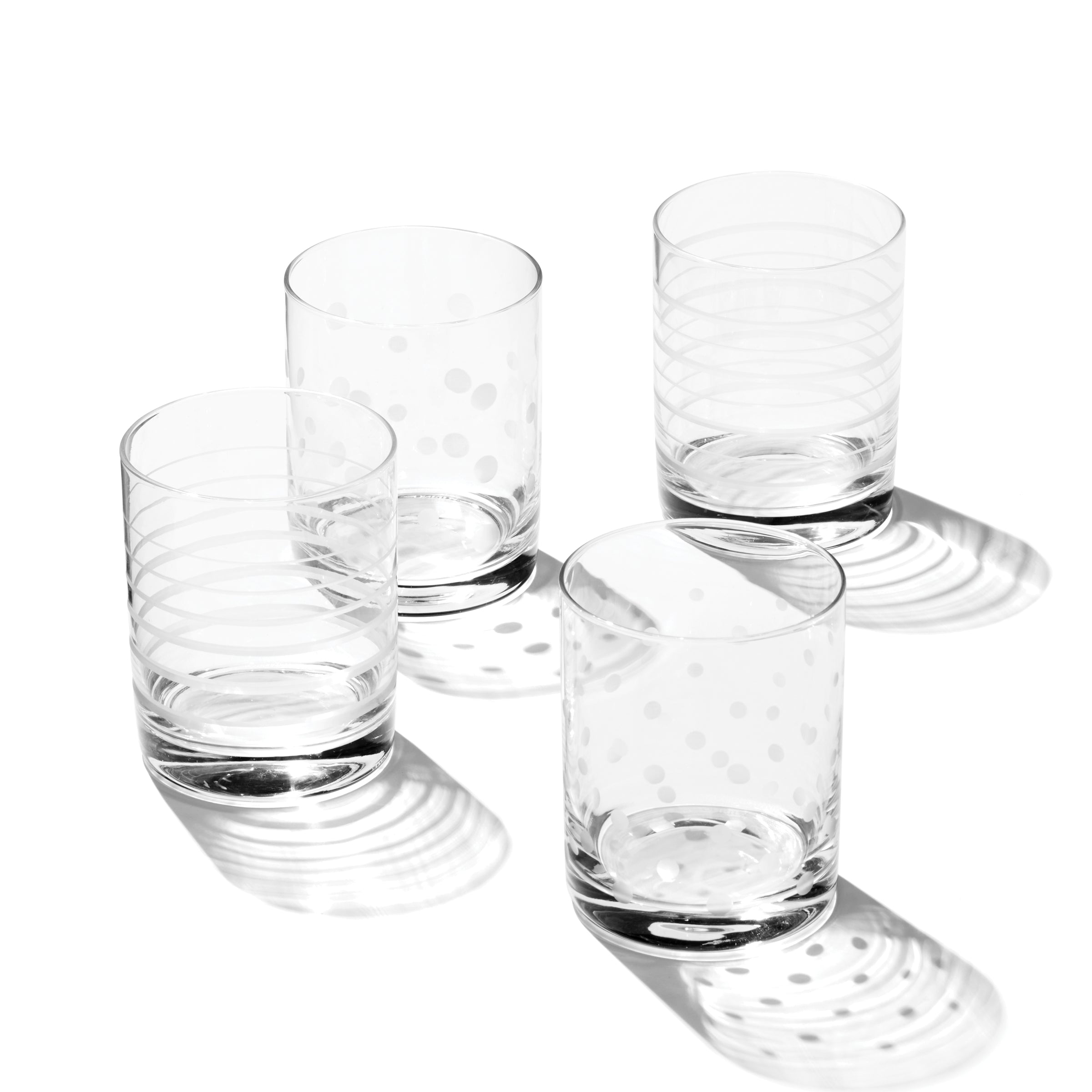 Lenox Everyday Flatware Mingle Double Old Fashion Glasses, Set of 4 - Image 5