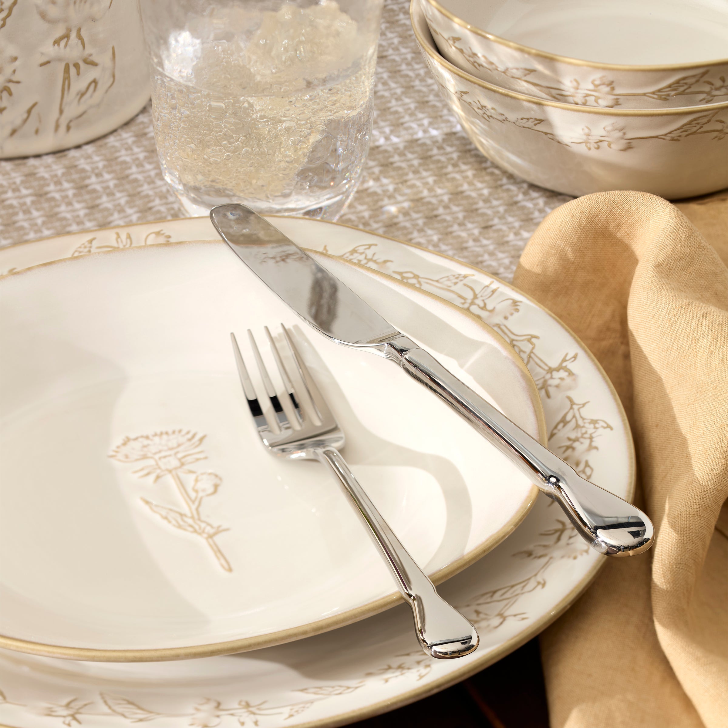 Lenox Everyday Flatware Homespun 12-Piece Dinnerware Set - Image 9