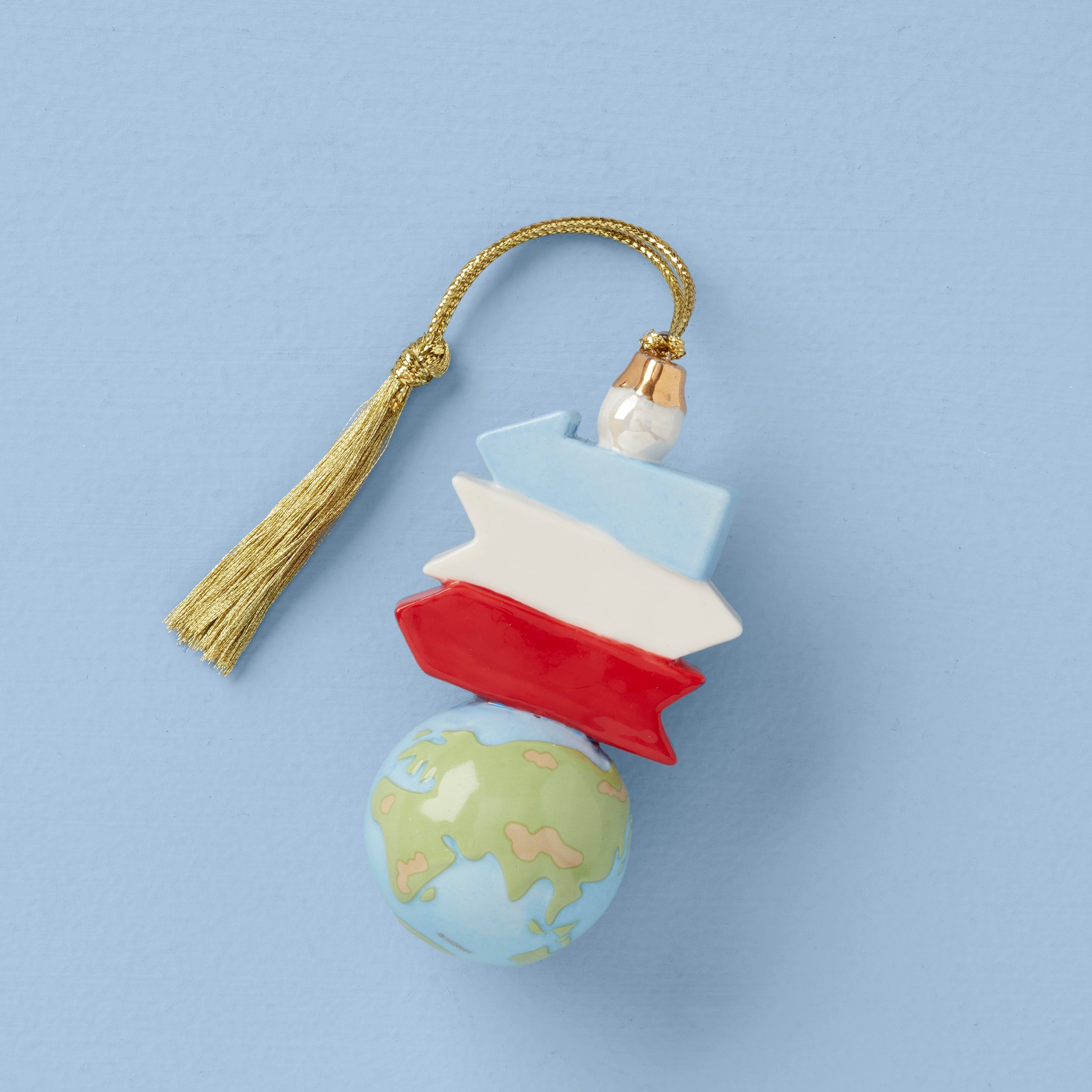 Lenox Everyday Flatware Personalized Travel Ornament - Image 2