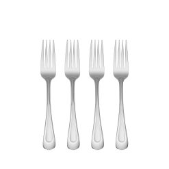 Lenox Everyday Flatware Satin Sand Dune Dinner Forks, Set of 4