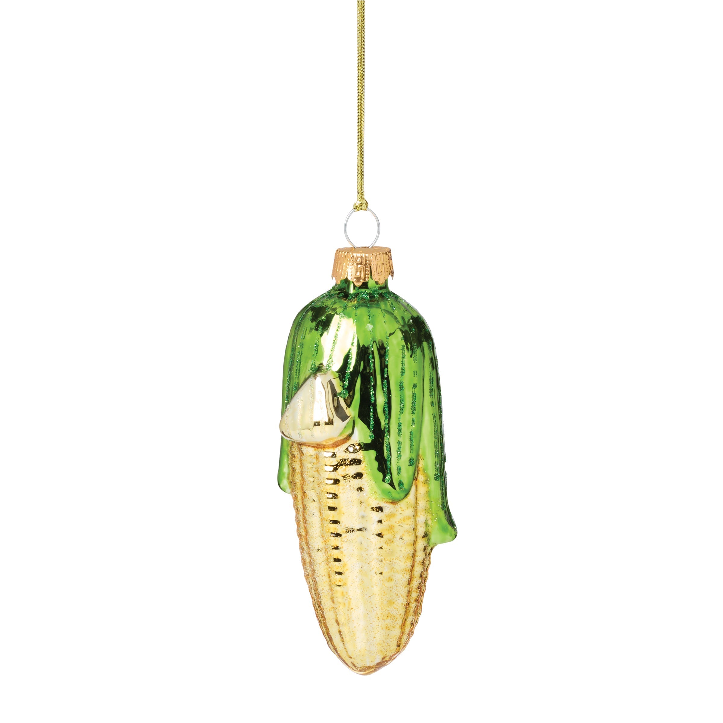 Lenox Everyday Flatware Retro Blown Glass Corn On The Cob Ornament - Image 6