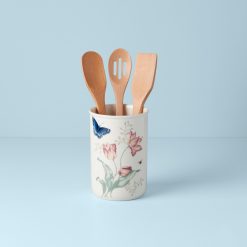 Lenox Everyday Flatware Butterfly Meadow 4-Piece Utensil Holder Set