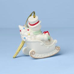 Alternative view of Lenox Everyday Flatware Personalized Snowman Ornament