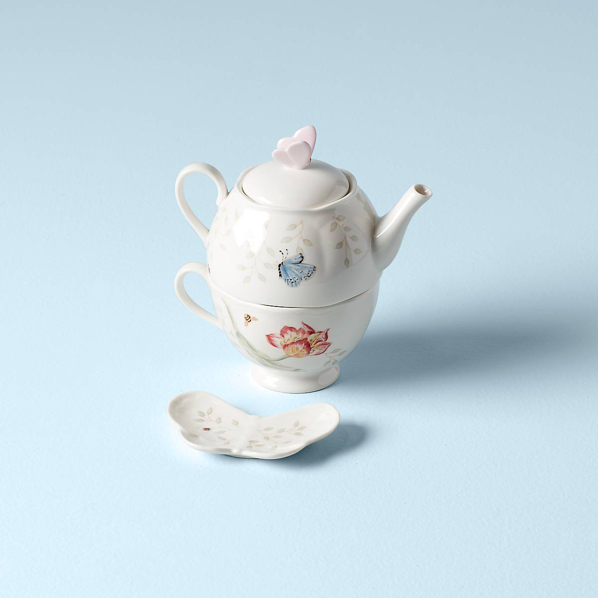 Lenox Everyday Flatware Butterfly Meadow 3-Piece Tea Set - Image 3