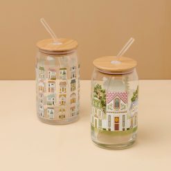 Lenox Everyday Flatware Lenox Spice Village Can Cooler Glasses, Set of 2