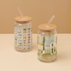 Alternative view of Lenox Everyday Flatware Lenox Spice Village Can Cooler Glasses, Set of 2