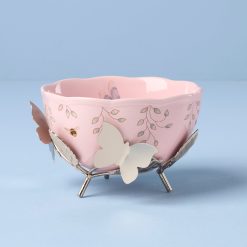 Lenox Everyday Flatware Butterfly Meadow Bowl with Stand