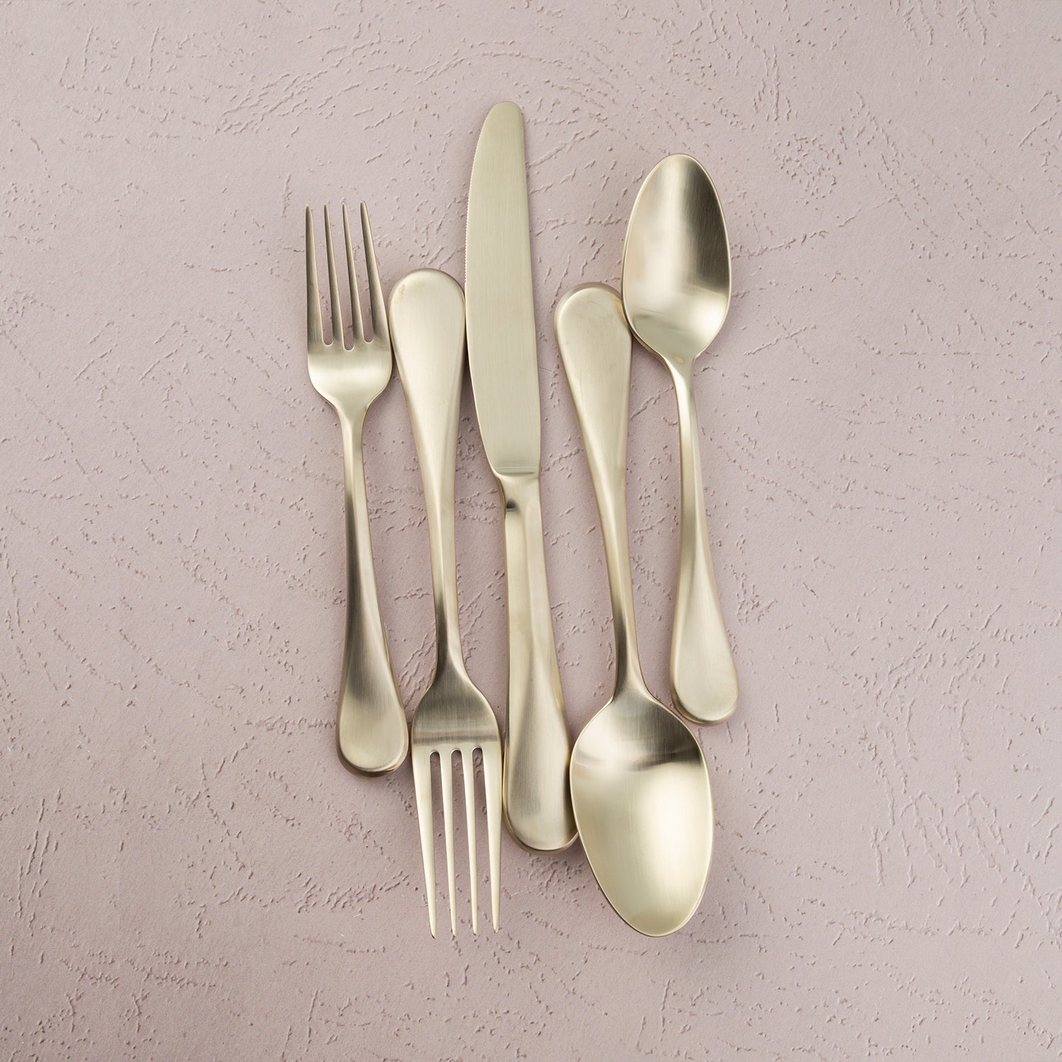 Lenox Everyday Flatware Eloquence Champagne Satin 20-Piece Flatware Set - Image 4