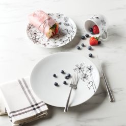 Alternative view of Lenox Everyday Flatware Garden Doodle Accent Plates, Set of 4