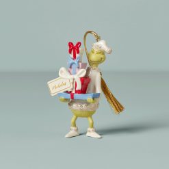 Lenox Everyday Flatware Personalized Grinch Ornament