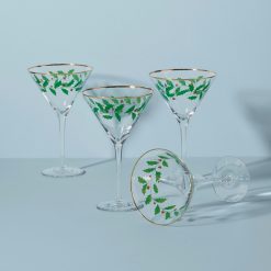 Lenox Everyday Flatware Holiday Martini Glasses, Set of 4
