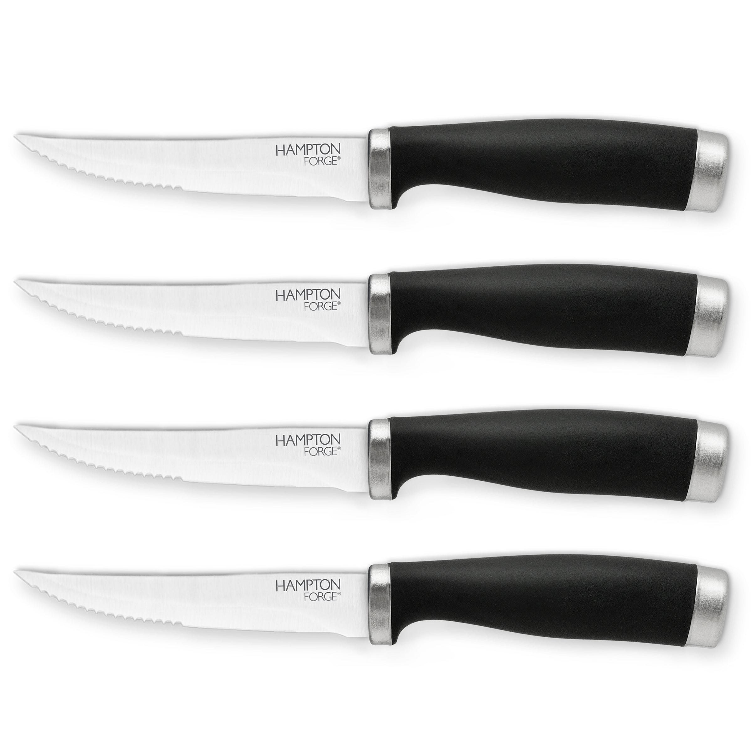 Lenox Everyday Flatware Epicure Black Steak Knives, Set of 4