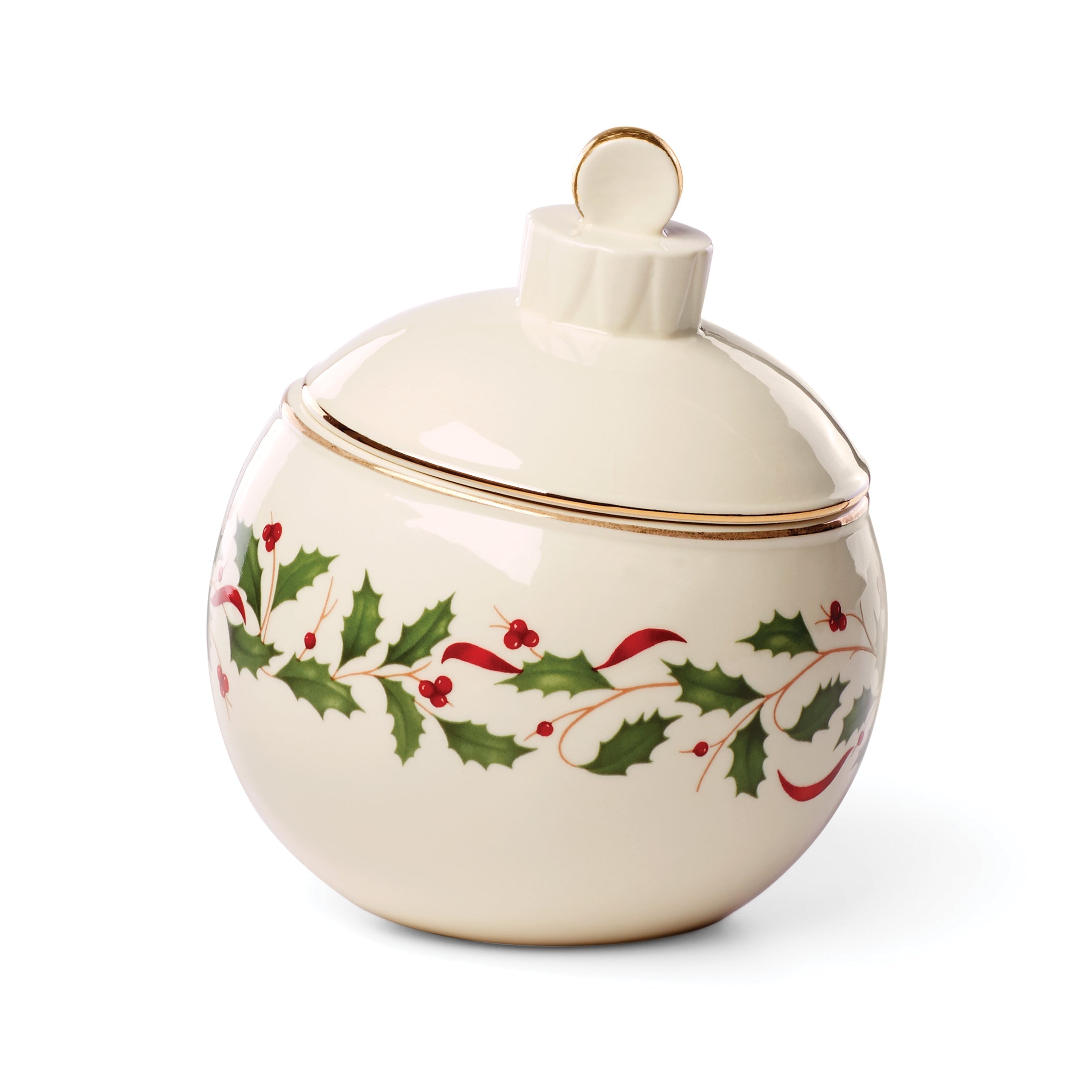 Lenox Everyday Flatware Holiday Ornament Candy Jar - Image 4