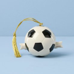 Alternative view of Lenox Everyday Flatware Personalized Soccer Ball Ornament