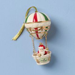 Lenox Everyday Flatware Christmas Hot Air Balloon Ornament