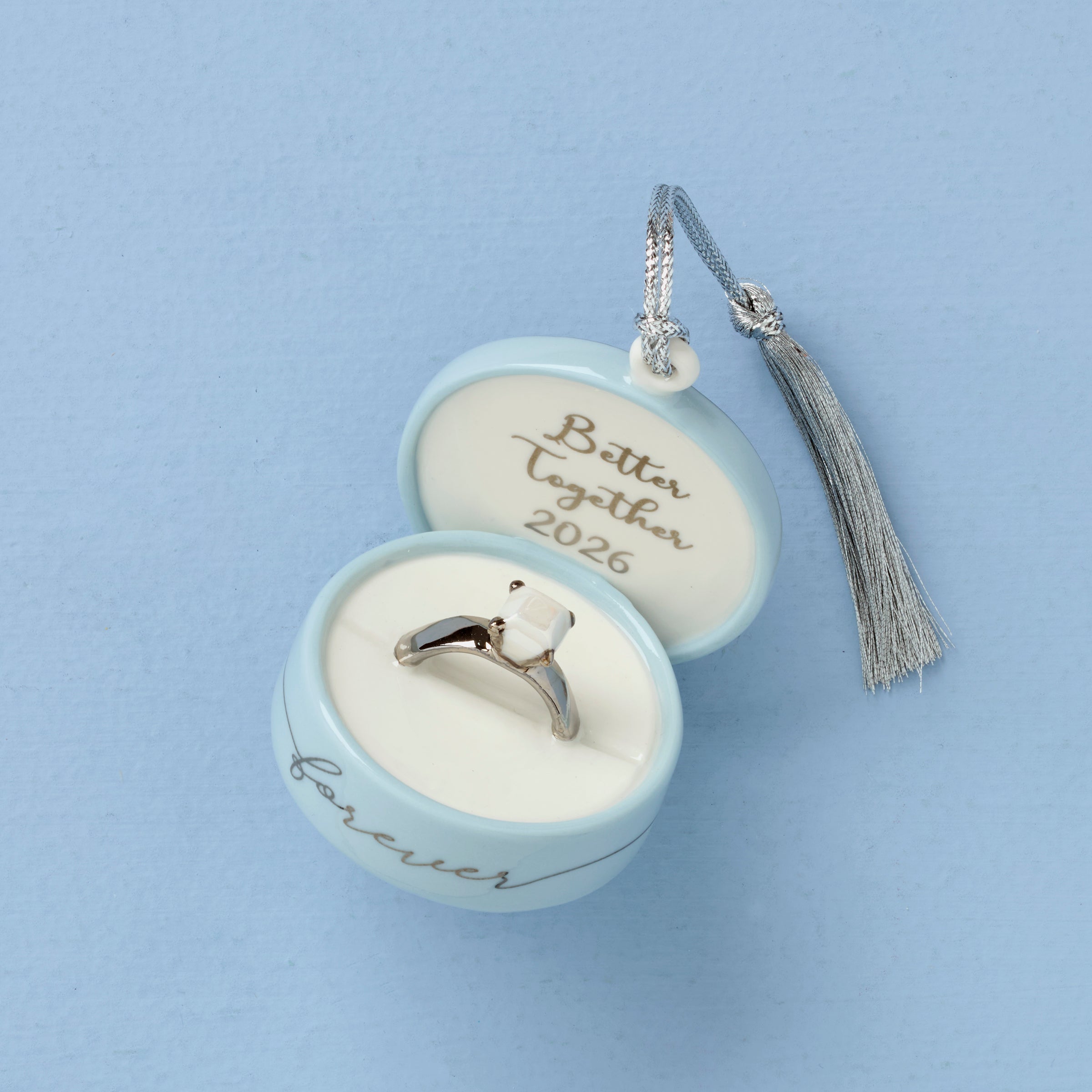 Lenox Everyday Flatware 2026 Together Forever Ring Box Ornament