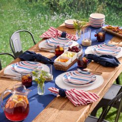 Alternative view of Lenox Everyday Flatware 24 Seven Melamine Stripe 12-Piece Dinnerware Set