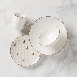 Lenox Everyday Flatware Trianna White 4-Piece Place Setting