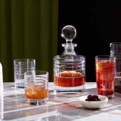 Alternative view of Lenox Everyday Flatware Tempo Crystal 5-Piece Whiskey Set