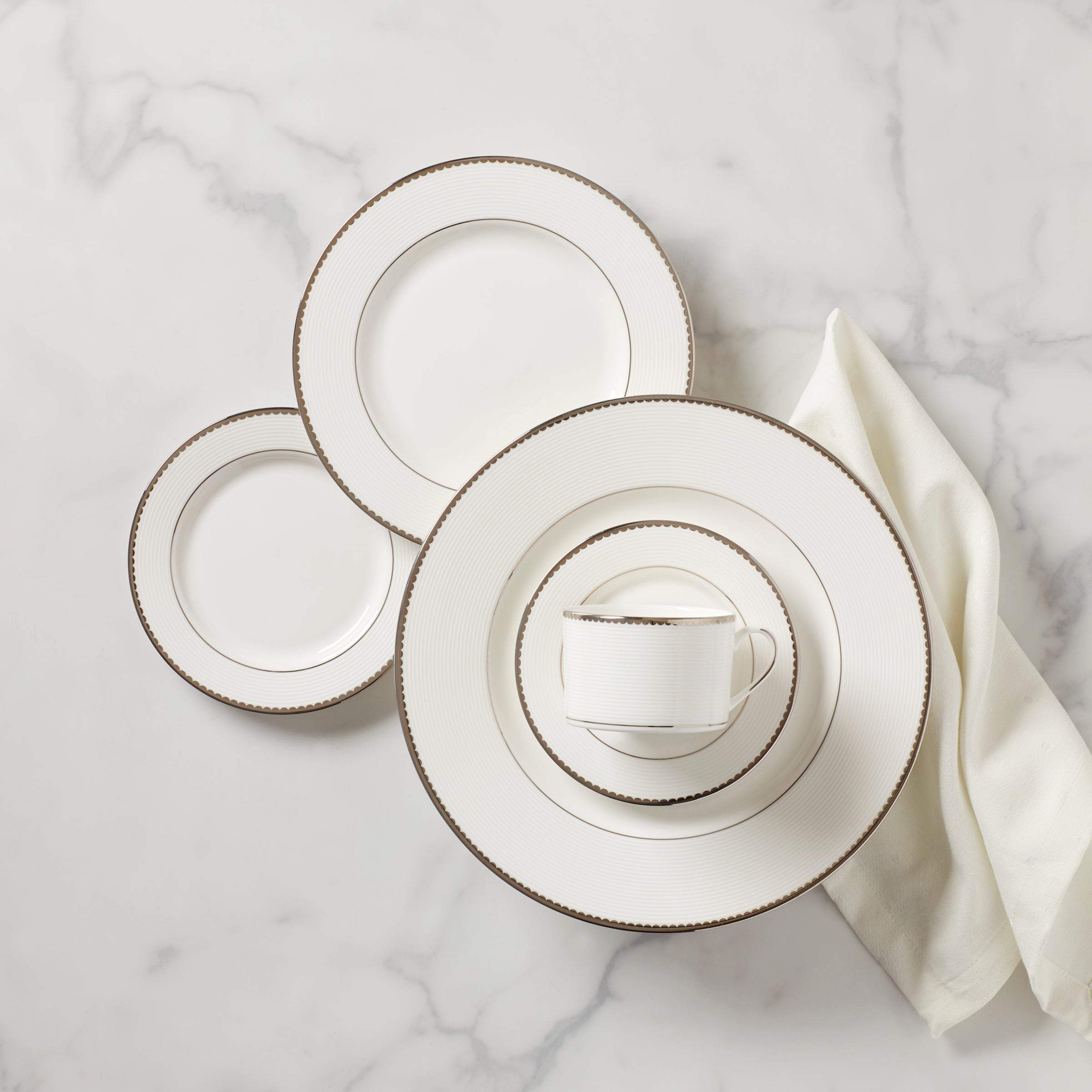 Lenox Everyday Flatware Sugar Pointe 5-Piece Place Setting
