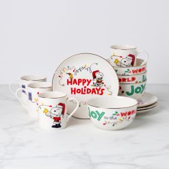 Lenox Everyday Flatware Snoopy Christmas 12-Piece Dessert Set