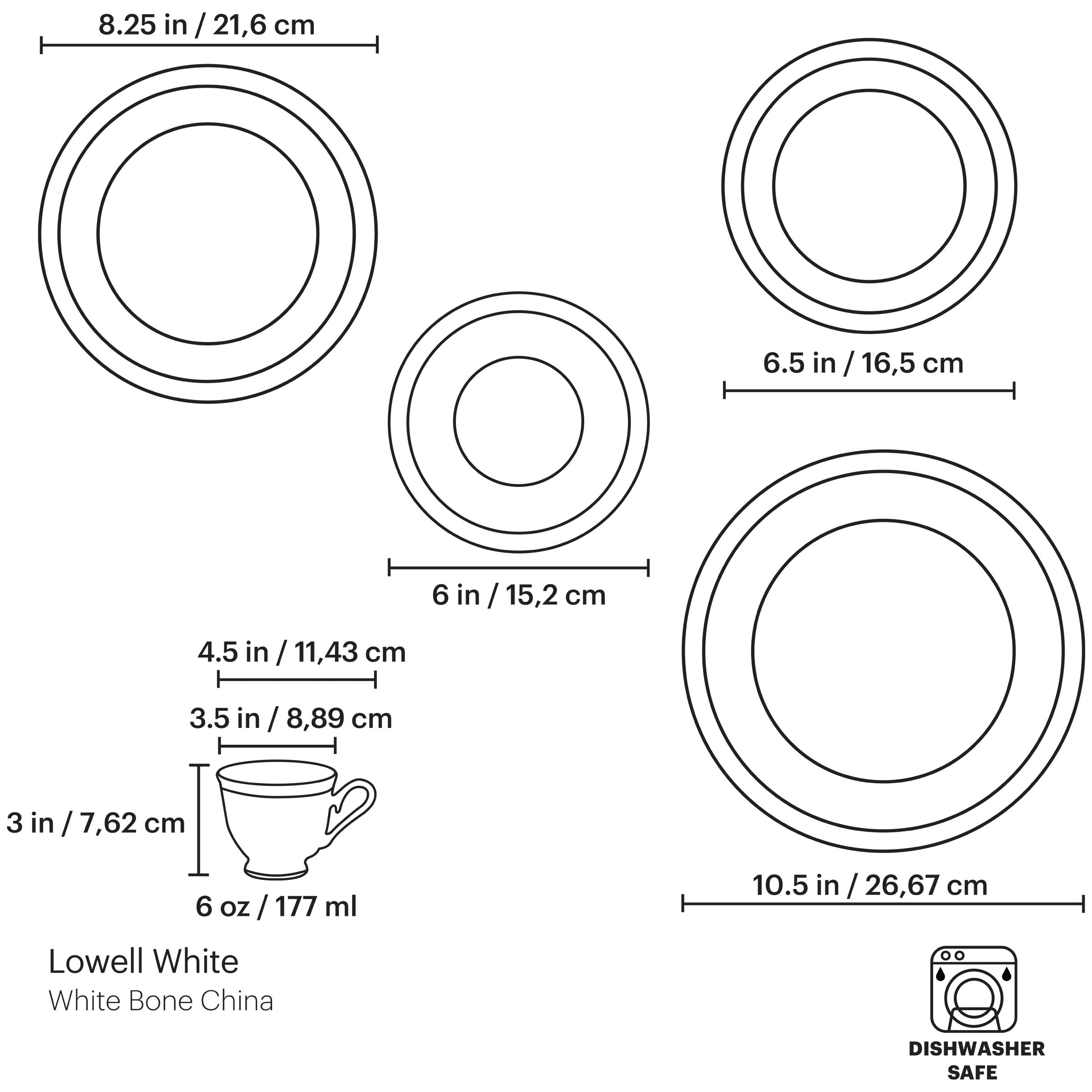 Lenox Everyday Flatware Lowell White 5-Piece Place Setting - Image 2