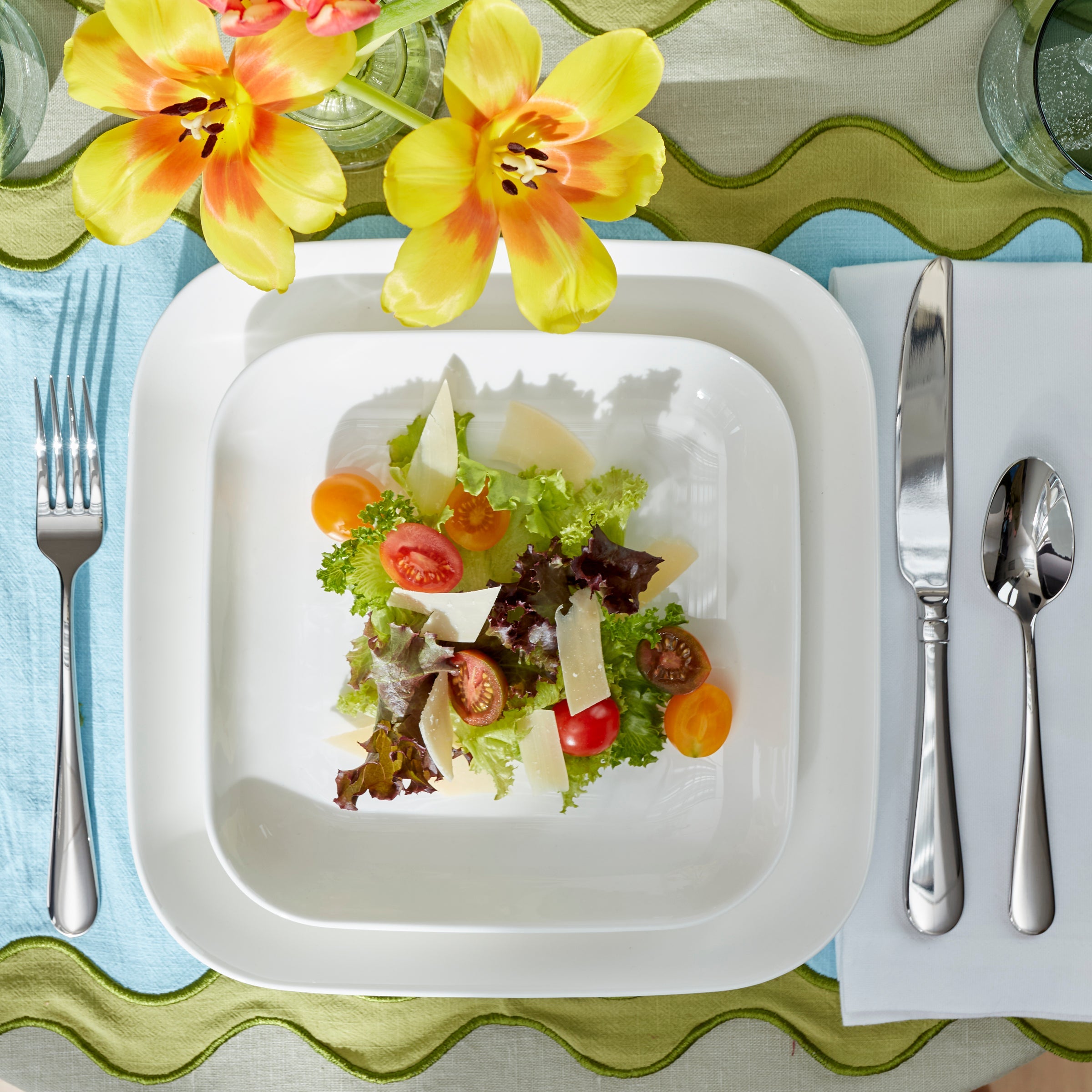 Lenox Everyday Flatware Studio 1414 Square 16-Piece Dinnerware Set - Image 6