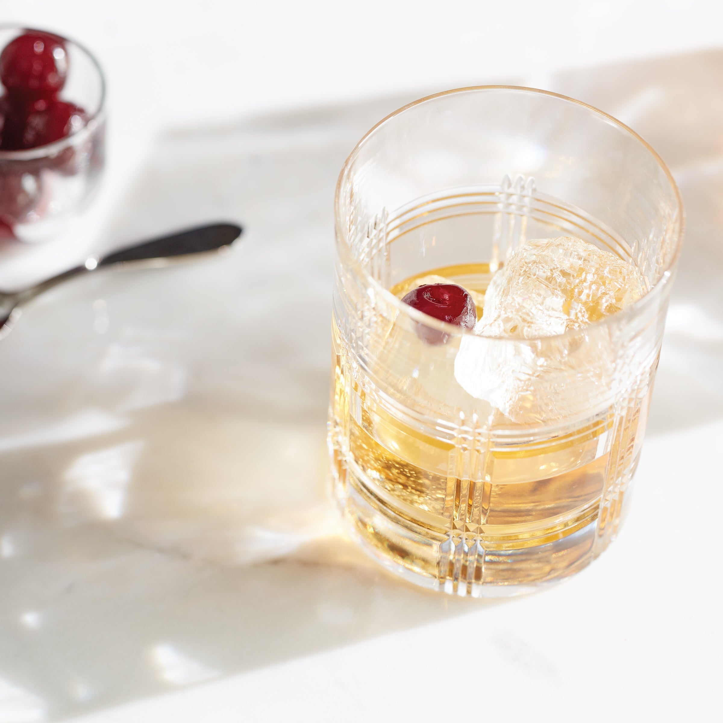 Lenox Everyday Flatware Hudson Crystal Double Old Fashion Glasses, Set of 4 - Image 3