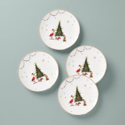Lenox Everyday Flatware Merry Grinchmas Dinner Plates, Set of 4