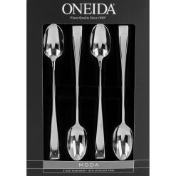 Lenox Everyday Flatware Moda Iced Teaspoons, Set of 4