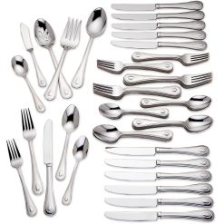 Alternative view of Lenox Everyday Flatware French Perle 65-Piece Flatware Set