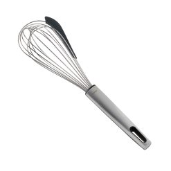 Lenox Everyday Flatware Egg Whisk with Silicone Scraper