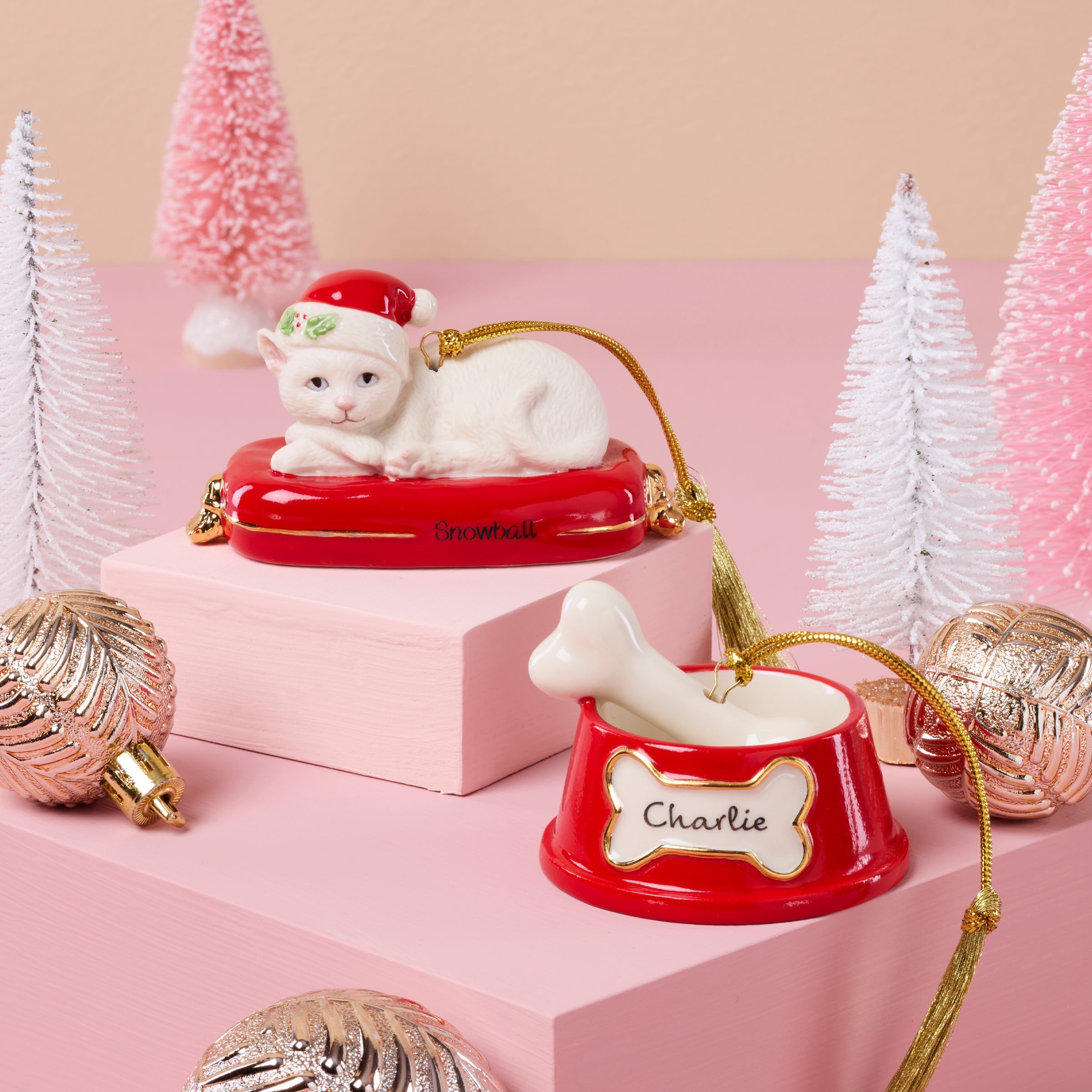 Lenox Everyday Flatware Personalized Cat Ornament - Image 4