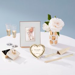 Alternative view of Lenox Everyday Flatware Charmed Life Gold Heart Photo Frame