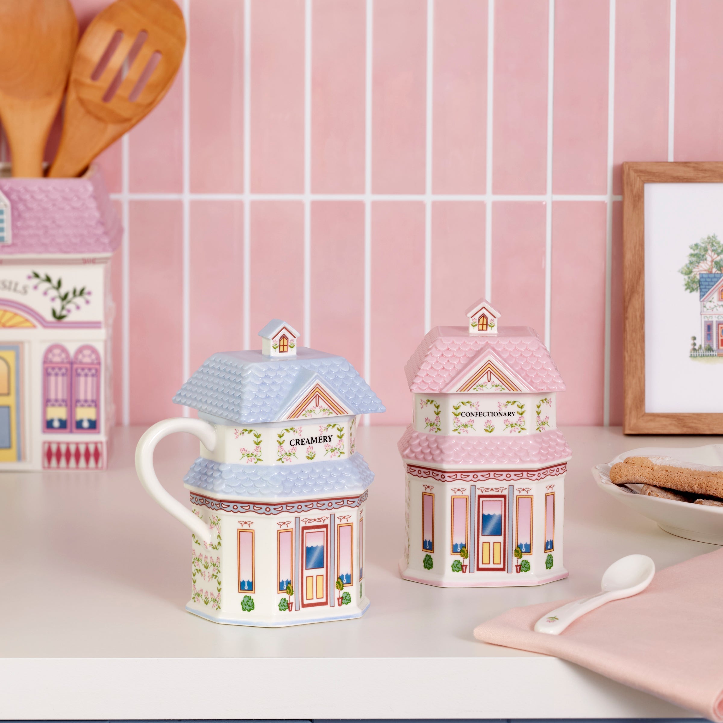 Lenox Everyday Flatware Lenox Spice Village Sugar & Creamer Set - Image 4