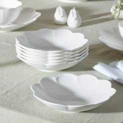 Alternative view of Lenox Everyday Flatware Studio 1414 Scallop Pasta Bowls, Set of 6
