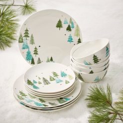 Alternative view of Lenox Everyday Flatware Balsam Lane 12-Piece Dinnerware Set