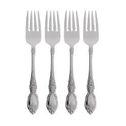 Lenox Everyday Flatware Wordsworth Salad Forks, Set of 4